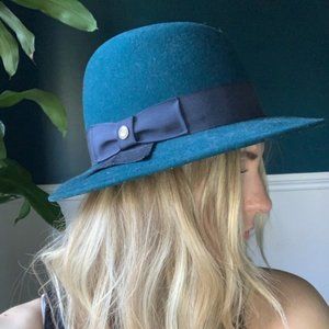 Blue wool Goorin Bros hat, small